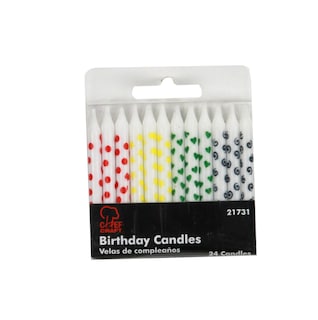 Foto 2 | Foto 2 | Velas De Cumpleaños Con Estampado Clásico De Chef Craft, 24 Piezas - Venta Internacional.