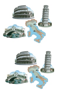 Foto 1 | Foto 1 | Cutouts Beistle, Paquete Italiano De 2 - Venta Internacional.
