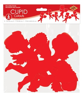 Foto 5 | Foto 5 | Cutouts Beistle Cupid Impreso, Paquete De 6 Piezas - Venta Internacional.