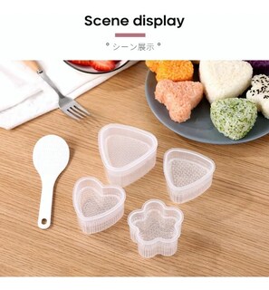 Foto 3 | Foto 3 | Moldes Triangulares de Plástico para Onigiri incluye 6pz