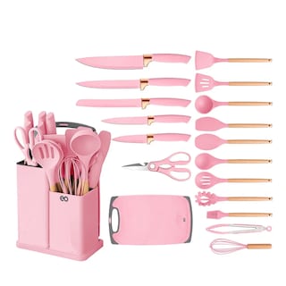 Foto 3 | Foto 3 | Utensilios de Cocina Eo Safe Imports Esi-20672 Rosa 19 Piezas