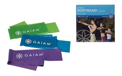 Foto 2 | Foto 2 | Kit de 3 Bandas de Resistencia Pilates Bodyband Gaiam Multicolor