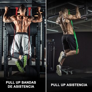 Foto 2 | Foto 2 | Kit De 4 Bandas Elasticas  Liga De Resistencia Lab.g Multicolor