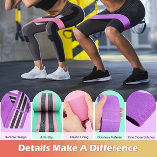 Foto 2 | Foto 2 | Bandas Lab.g  De Ejercicio Ligas De Resistencia  3 Piezas Multicolor