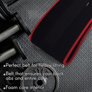 Foto 4 | Foto 4 | Cinturón De Entrenamiento De Fuerza Formfit Back Support Negro/rojo Xl - Venta Internacional.