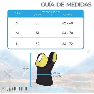 Foto 4 | Foto 4 | Canotagio Faja Sauna Para Sudoración Talla G