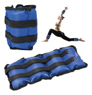 Foto 2 | Foto 2 | Pesas Fitness Par De Polainas Tobillos Una 3kg Cada 1 Par Azul