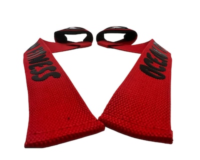 Foto 4 | Foto 4 | Correas de Levantamiento Ocean Fitness Straps Rojo Unitalla