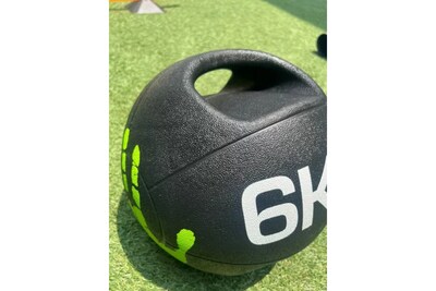 Foto 2 | Foto 2 | Pelota Balon De Azote Medicinal Crossfit Con Agarres 6 Kg