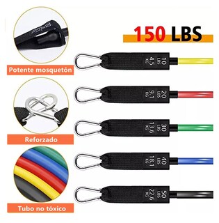 Foto 2 | Foto 2 | Kit de Banda de Resistencia Ligas para Ejercicio