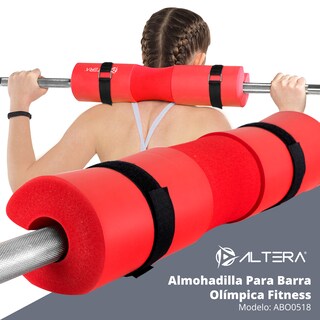 Foto 3 | Foto 3 | Almohadilla para Barra Olímpica Fitness Abo0518 color Rojo