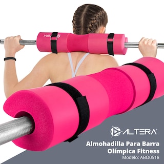 Foto 3 | Foto 3 | Almohadilla para Barra Olímpica Fitness Alter Abo0518 color Rosa