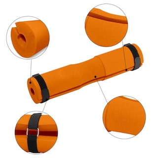 Foto 3 | Foto 3 | Cojín Protector Barra Gym Almohadilla Mdfitness Con Cintas Color Naranja Barbell Pad