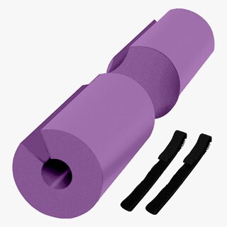 Foto 1 | Foto 1 | Cojín Protector Barra Gym Almohadilla Mdfitness Color Morado Con Cintas Barbell Pad