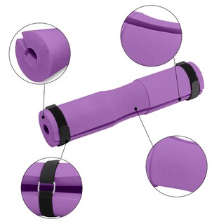 Foto 3 | Foto 3 | Cojín Protector Barra Gym Almohadilla Mdfitness Color Morado Con Cintas Barbell Pad