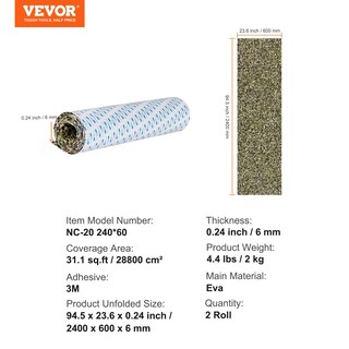 Foto 7 | Foto 7 | Suelo De Espuma Eva Vevor Con Adhesivo 3m De 2,9 M² Para Barcos - Venta Internacional.