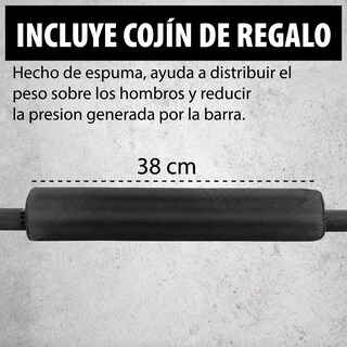 Foto 6 | Foto 6 | Barra Recta Olímpica 2.20 M C/almohadilla Altera Berserker Para Discos De 2'' Capacidad 1200lbs Mas Buje De Cobre Color Plata