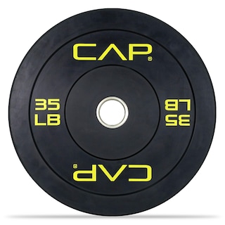 Foto 1 | Foto 1 | Parachoques Olímpico Cap Barbell Budget 35 Kg Negro- Venta Internacional