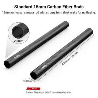 Foto 2 | Foto 2 | Varilla De Fibra De Carbono De 15 Mm Para Sistema De Soporte De Varilla De 15 Mm De 20 Cm - Venta Internacional.