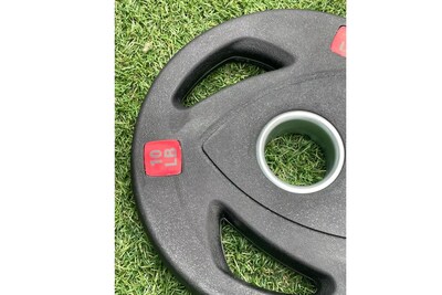 Foto 2 | Foto 2 | Par De Discos Olímpicos Plastificados De 10 Lbs