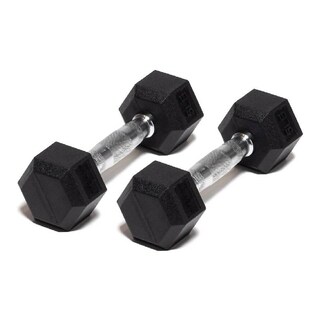 Foto 1 | Foto 1 | Par de Mancuernas en Caucho Hexagonal Mdfitness 5 Lb/ 2.2 Kg, Dumbbells/ 2 pz