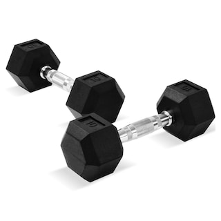 Foto 1 | Foto 1 | Set de 2 Mancuernas Hexagonales 10lb c/u 4.5 Kg Fitness Pesas
