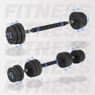 Foto 5 | Foto 5 | Mancuerna De 20 Kg Ajustables Mc0518-r Altera Color Gris