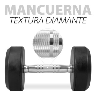 Foto 3 | Foto 3 | Set de Mancuernas Altera Redondos PAR-MBN-15 color Negro de Acero y Forro Neopreno 15 LB