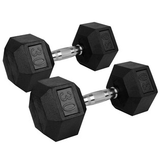 Foto 1 | Foto 1 | Kit 2 Mancuernas Hexagonales Altera HEX-30LB color Negro Acero Forro Neopreno