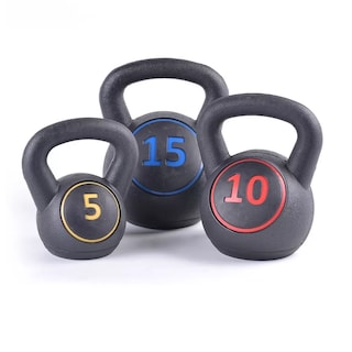Foto 1 | Foto 1 | Kit de Pesas Rusas Eo Safe Imports Esi-9404 Multicolor 3 PZAS 5-10-15 LB