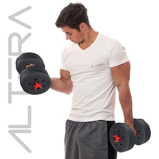 Foto 8 | Foto 8 | Mancuerna Ajustable Altera Al-r50 con Discos Intercambiables y Pesa Rusa 50kg