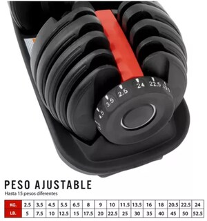 Foto 4 | Foto 4 | Mancuerna Arco Ajustable Gym Diferentes Pesos 2.5-24 Kg