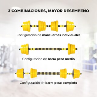 Foto 2 | Foto 2 | Set Mancuernas X-Rush 30 Kg Ajustables
