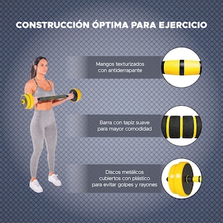 Foto 3 | Foto 3 | Set Mancuernas X-Rush 30 Kg Ajustables