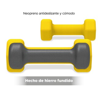 Foto 8 | Foto 8 | Par De Mancuernas X-pross De Neopreno Amarillo 2 Lbs