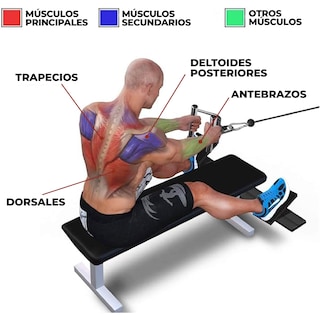 Foto 6 | Foto 6 | Maquina de Agarre Doble para Gym Barra en V