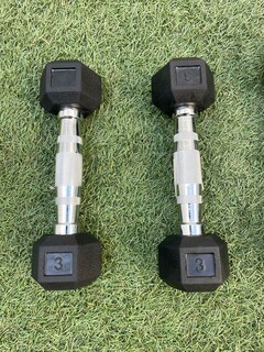 Foto 3 | Foto 3 | Juego de 2 Pares de Mancuernas Hexagonales de 3 y 5 Libras