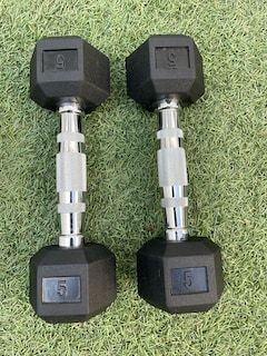 Foto 4 | Foto 4 | Juego de 2 Pares de Mancuernas Hexagonales de 3 y 5 Libras