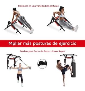 Foto 3 | Foto 3 | Barra Multifuncional Pared Malubero Gym 8 En 1