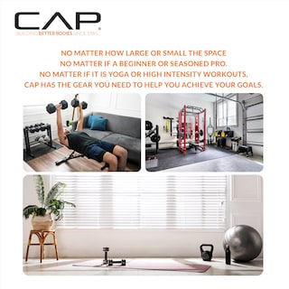 Foto 6 | Foto 6 | Juego de Paragolpes Olímpicos Cap Barbell Budget 15 Libras Par Negro - Venta Internacional