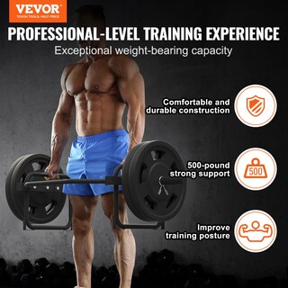 Foto 2 | Foto 2 | Barra Hexagonal Trap Bar Vevor, 500 Kg, Para Sentadillas, Peso Muerto, 55,7 Cm - Venta Internacional.