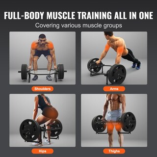 Foto 3 | Foto 3 | Barra Hexagonal Trap Bar Vevor, 500 Kg, Para Sentadillas, Peso Muerto, 55,7 Cm - Venta Internacional.