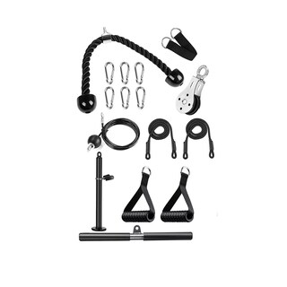 Foto 1 | Foto 1 | Gimnasio Polea Eo Safe Imports Esi-6964 Cable Brazo Biceps Triceps 16 Piezas Multicolor