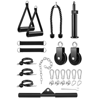 Foto 1 | Foto 1 | Equipo Fitness Gimnasio Polea Cable Brazo Biceps Triceps Eo Safe Imports Esi-14856 Negro