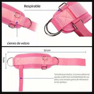 Foto 2 | Foto 2 | Grillete para Tobillo Eo Safe Imports Esi-16962  Rosa 2 Piezas