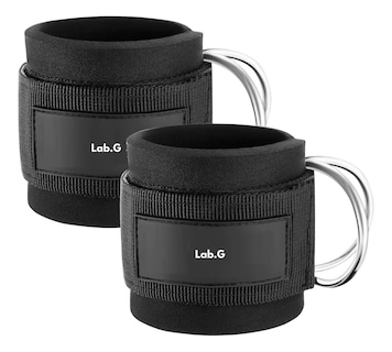 Foto 1 | Foto 1 | Par De Grilletes Lab.g Sportisimo Correas Para Tobillo Gym Gluteo Negro