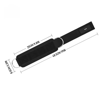 Foto 3 | Foto 3 | Par De Grilletes Lab.g Sportisimo Correas Para Tobillo Gym Gluteo Negro