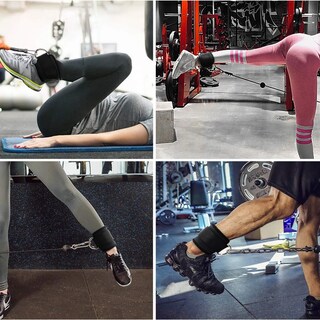 Foto 5 | Foto 5 | Par De Grilletes Lab.g Sportisimo Correas Para Tobillo Gym Gluteo Negro