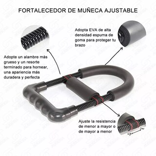 Foto 2 | Foto 2 | Fortalecedor de Muñeca Eo Safe Imports ESI-7442 color Negro