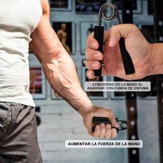 Foto 2 | Foto 2 | Kit 3pc Ejercitador de Dedos Fortalecedor 15/20/25 Eo Safe Imports Esi-11838 Negro